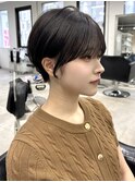 コンパクトショート　顔周りカット　博多美容室