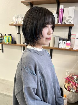 ソソ(soso) 【soso 伊勢田】黒髪カタログ/クラゲヘアー/オリーブグレー