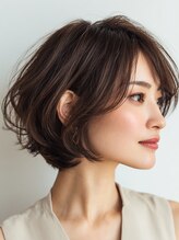 ステラ 坂戸にっさい店(STELLA)&nbsp;動きと艶のある大人ショートボブ［にっさい］