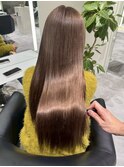 桑名ロングレイヤーカットハッシュカット透明感カラー重めロング