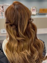 ドープリット(Dope LIT)&nbsp;ハーフツイン/お呼ばれヘア/巻き髪/ヘアセット