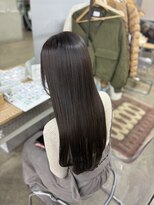 リラクオーレ 三宮 元町(LIRA CUORE)&nbsp;オリーブグレージュ×髪質改善縮毛矯正