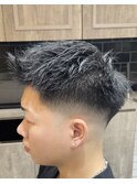men's/メンズ/スパイキーショート/フェード/ニュアンスパーマ
