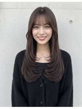 TMJ 熊本/レイヤーカット×ワンカールパーマ×髪質改善