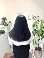 リアン(Lien)&nbsp;ブルーブラック/ブルー/ダブルカラー/ブリーチカラー/ブリーチ