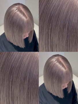 ベレーザ 渋谷(BELEZA) 17820ココアブラウンシャンパンベージュ韓国巻きハッシュボブ