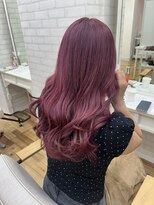 シダ(sida SAIIN)&nbsp;【牧内】ピンクレッドカラー10代20代ケアブリーチ