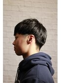 理容室の重めマッシュ