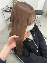レアル 心斎橋 大阪(REAL)&nbsp;ミルクティーベージュ/ブリーチ/ダブルカラー/ベージュ/心斎橋