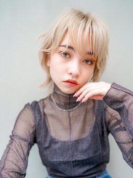 ギークス(GEEKS) 【GEEKS渋谷】レイヤーカット/ナチュラルブロンド/ウルフ/夏ヘア