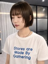 ノラ ギンザ(NORA GINZA) 【喜友名】ボブレイヤーボブ外ハネボブ結べるボブブラウン