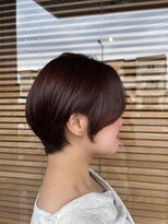 プルネ 藤枝(Plune)&nbsp;ショート×ボルドーカラー