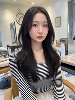 ラボヌールヘアーグレース 門前仲町店(La Bonheur hair grace)&nbsp;【杉本】レイヤーカット/顔周りカット/アッシュブラウン