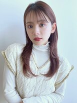 トリッカ シブヤ(TRICCA SHIBUYA)&nbsp;顔まわりレイヤー/ロングヘア/透明感ブラウン