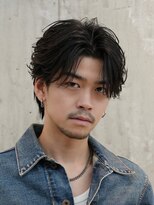 フィフス 札幌大通(fifth)&nbsp;骨格矯正フェザーパーマのセンターパート