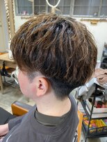 トランクヘアデザイン 大宮(TRUNK hair design)&nbsp;メンズツーブロックマッシュ｜無造作パーマ×束感ショート