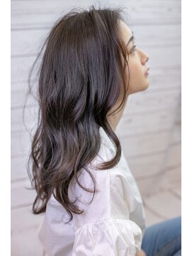 オースト ヘアー ステラ 新宿店(Aust hair Stella) ルーズウェーブロング×アッシュグレージュ