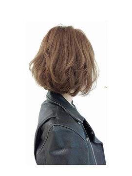 ファイブボックスヘアー 広島(five vox hair) ホワイトグレージュボブ