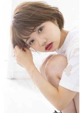 アジールヘア 所沢プロペ通り店(agir hair) フレンチホイップショート【もてかわ/ハンサムショート/ひしがた