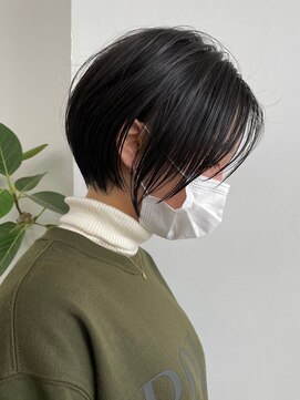 エリマ 調布(elima) 丸みショートボブ 髪質改善トリートメント大人かわいい20代30代