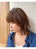 <sungooseTOKYO>＃マロンベージュAラインボブ