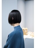 【モードヘア】リップラインボブ