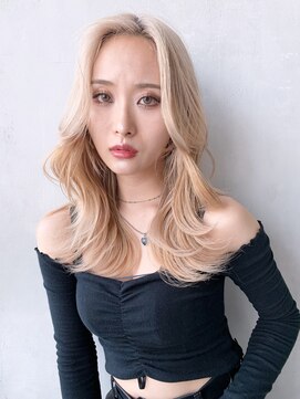 アイティーバイアルバム 藤沢店(IT by ALBUM) くびれレイヤー_外ハネボブセクションカラー_38612