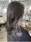 インナーカラー★ブルーシルバー