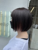 シェル 立川(shell)&nbsp;アッシュグレージュ/艶髪カラー/ミニボブ