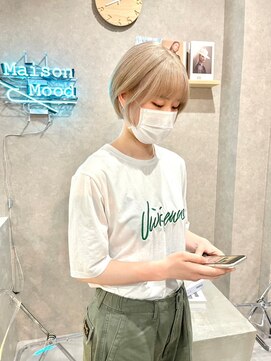 ムード カナザワ(mood kanazawa) white milktea beige