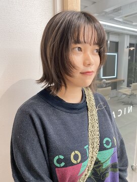 ニカ(NICA) 【NICA】ウルフボブ顔まわりカット