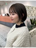 人気のミニボブオリーブベージュ