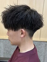 ニアウ 伊勢崎連取店(Niau)&nbsp;メンズマッシュフェードパーマツイストスパイラルパーマ