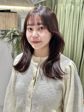 ゼストララ(ZEST Lara) 春カラー☆ほんのりピンクブラウン×韓国顔周り【吉祥寺】misaki