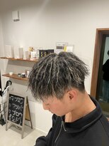 メンズファースト(men's FIRST) ツイストパーマ×ホワイトメッシュ