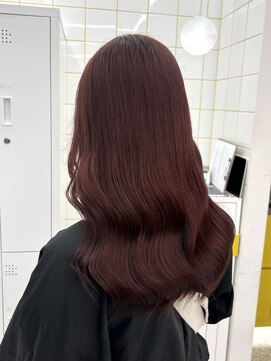 ガーランド(Girland) 【girland】レッドカラー/韓国風/レイヤーカット