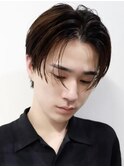ハンサムショートセンターパート
