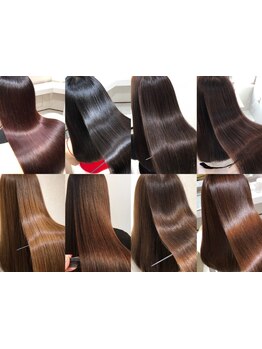 髪質改善店のダメージレスな縮毛矯正。湿気やダメージで広がる髪がうる艶ストレートに☆口コミ評価◎