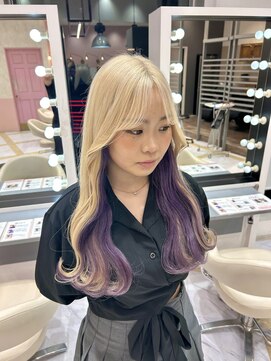 リー 梅田(Lee) Lee 梅田茶屋町 blonde×purple