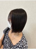 切りっぱなしボブ