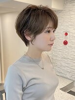 ヘアメイク シンズ レインボー(Hair Make SHIN'S RAINBOW)&nbsp;ショートボブ/大人巻き/ぷつっとボブ/ナチュラルモード/高松