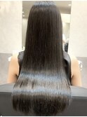 自然な仕上がり艶髪ストレートパーマ