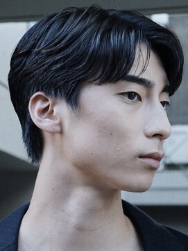 レタッチバイフィフス(RETOUCH by fifth) センターパートカルマヘアニュアンスパーマアップバング韓国原宿