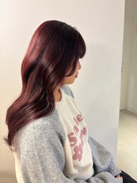 ココルアナ(coco luana) ワインレッド/ダブルカラー/暖色/髪質改善/韓国/学割