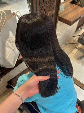 ヘアリゾート粋 ティガ 池袋店(tiga) 艶髪/ダークブラウン/セミロング