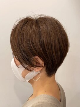 ヘアメイク クリア 本店(hair+make CLEAR) レイヤーショートスタイル　40代50代60代