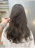 ブリーチなし オリーブグレージュ ヘーゼルベージュ 夏カラー