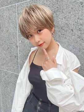 ソース 梅田(SOURCE) ケアブリーチ♪ブロンドベージュカラー