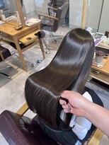 ブレンドバイハピネス(Blend by happiness)&nbsp;ココアブラウン×スーパーロング×髪質改善