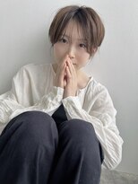 ティーヘア トナリ(t.hair tonari)&nbsp;30代小顔マッシュショート/シースルーバング/透明感ヘアカラー
